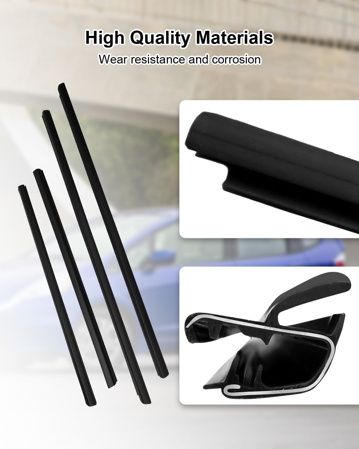 Kit burlete cinturón sellado ventana Honda Fit 09-13