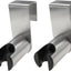 2 Soportes Rociador Bidé Acero Inox 304 Plateado