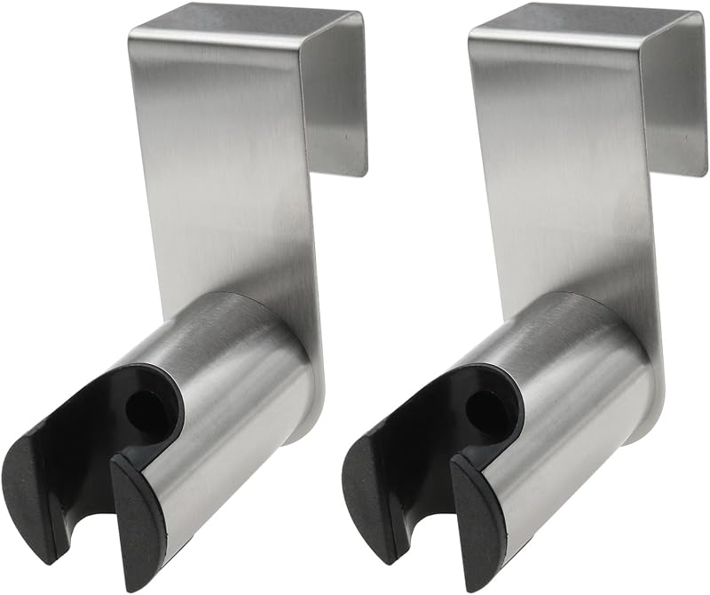 2 Soportes Rociador Bidé Acero Inox 304 Plateado