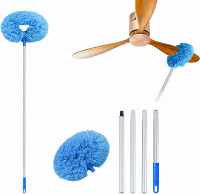 Limpiador ventilador techo con poste 12.8-49.8pulg microfibra
