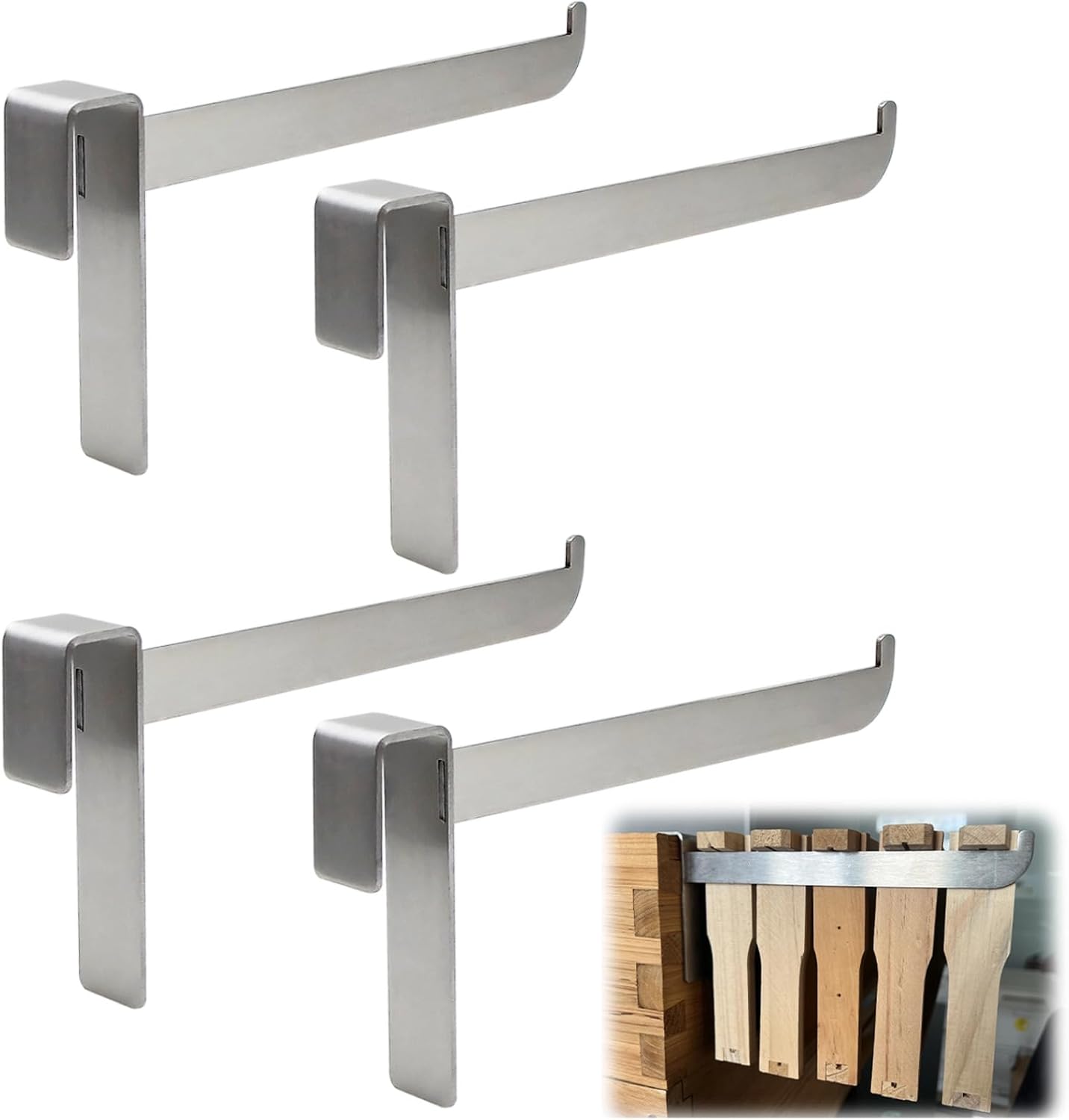 Soporte colmena acero inox 4 pzas capacidad 5 marcos
