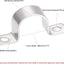 10 Abrazaderas Tubo U Acero Inox 304 1.417pulg