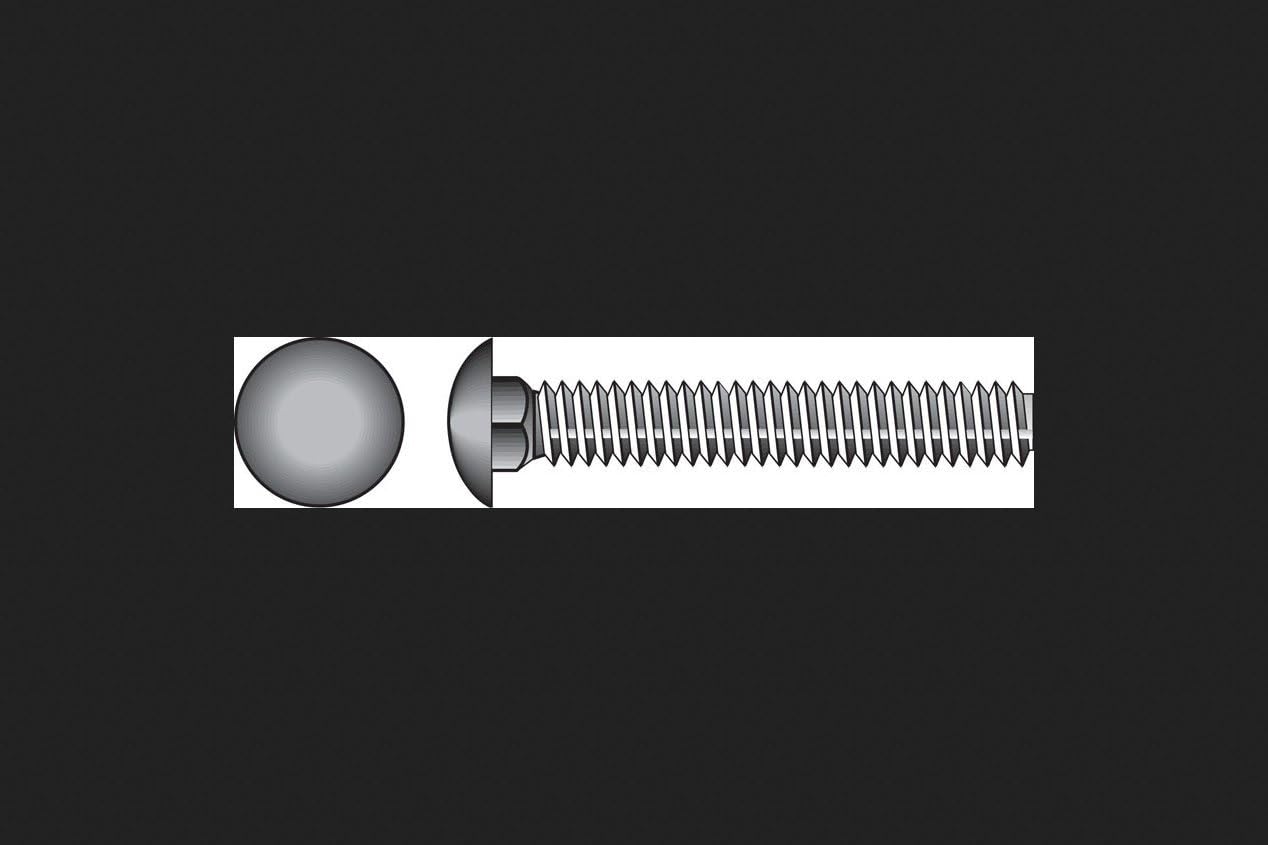 Perno carro acero inox 1/2x6 pack 10