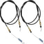 2 Cables Cambio Repuesto Chuck Wagon Trailmaster UTV