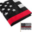 Banderas 3x5 poliéster UV con rayas rojas y estrellas