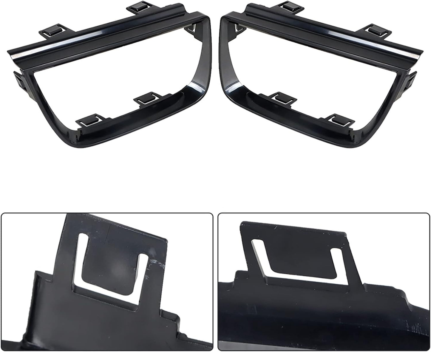4 Pzas Cubiertas Bisel Luz Trasera Camaro 10-13 Negro