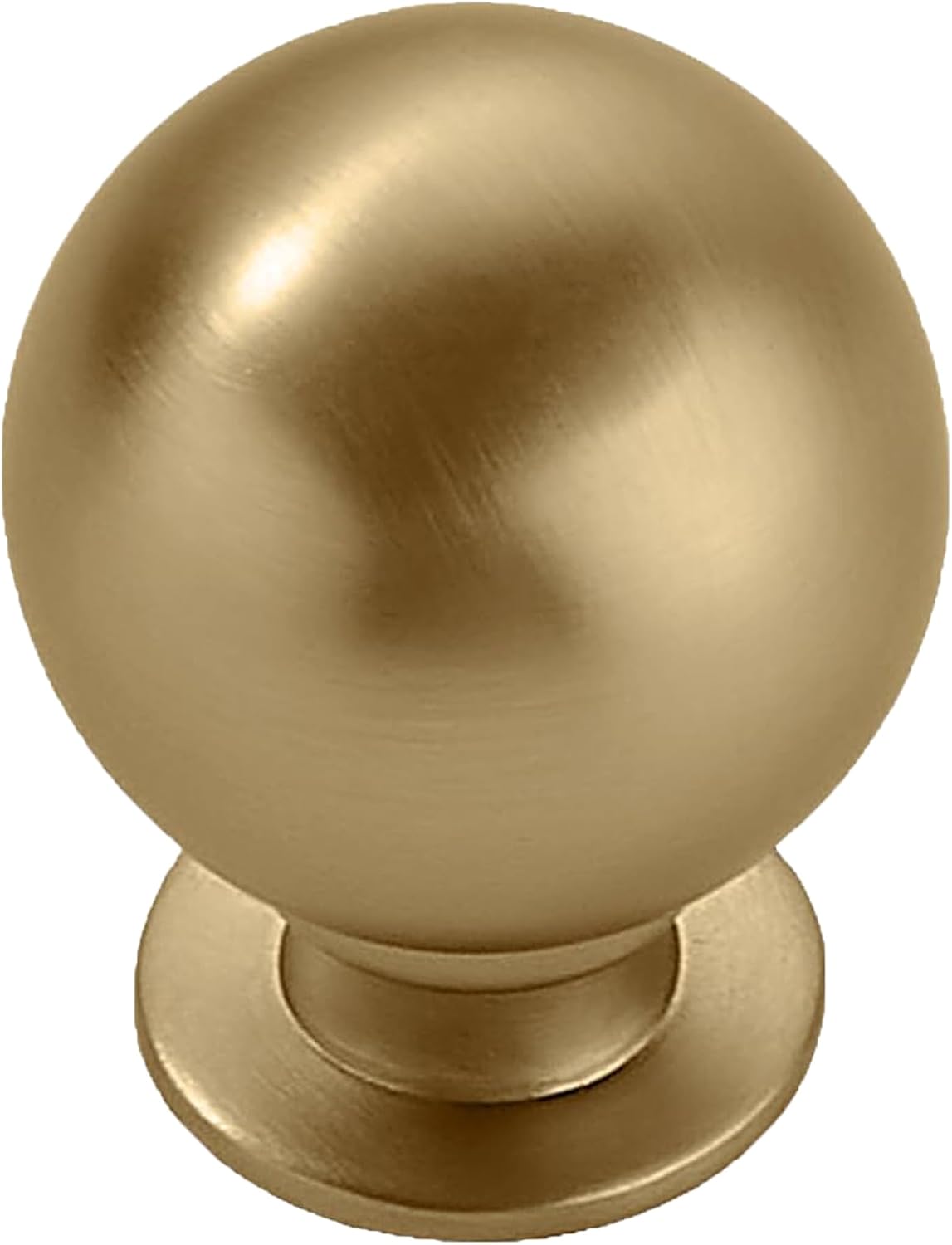 Manijas latón gabinete 1-1/4pulg bola champán bronce