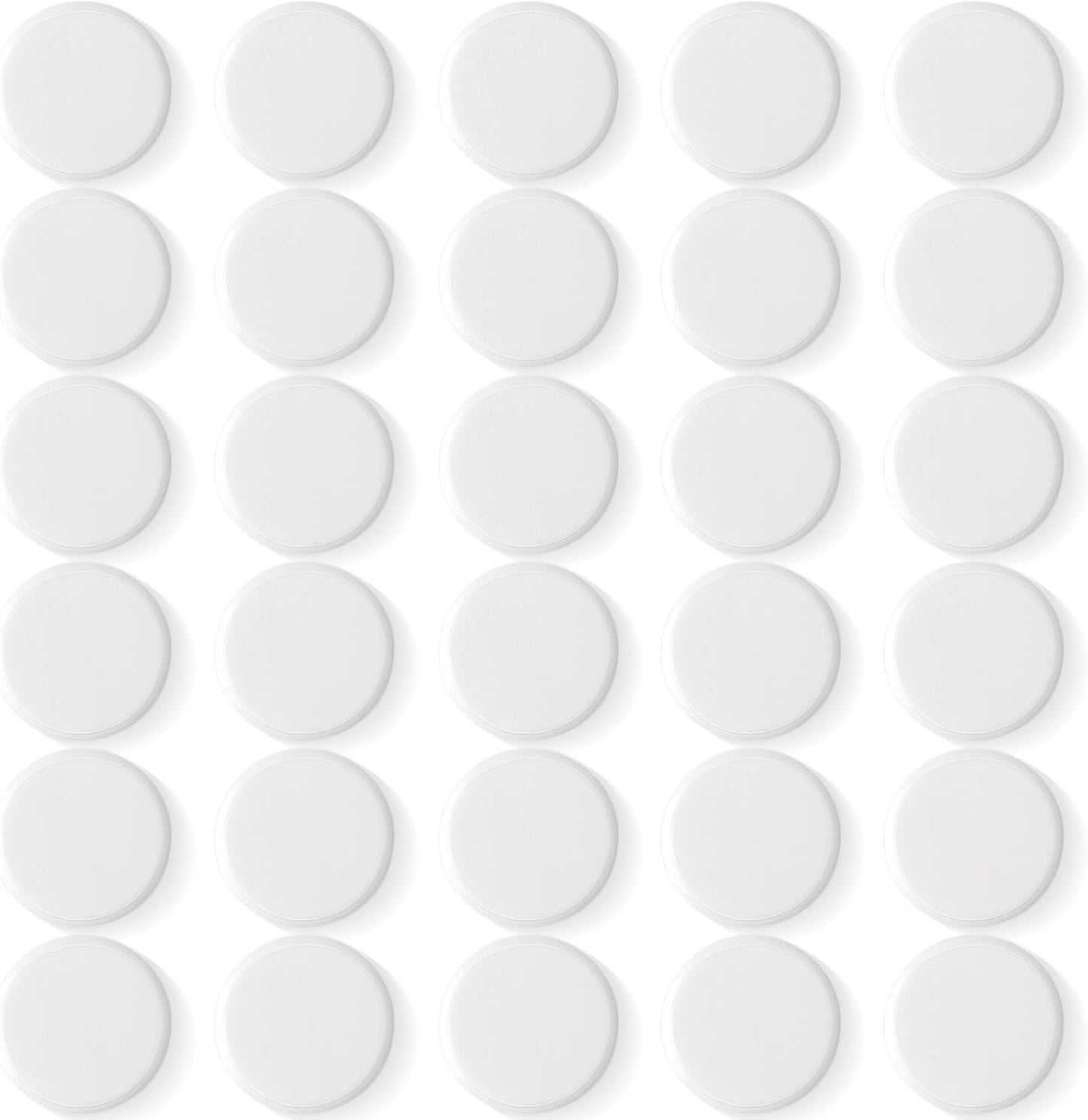 30 Imanes Fuertes Mini Redondos para Nevera Decorativos