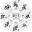 Cochecito triciclo 8en1 plegable asiento giratorio ruedas