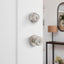 Set manijas puerta exterior cerrojo seguro níquel