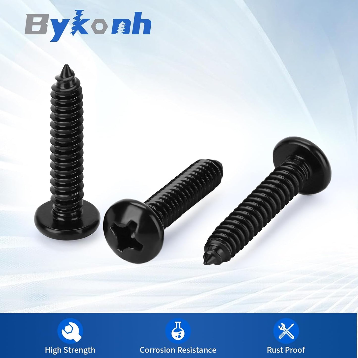 Tornillos autorroscantes #6x1/2" acero inox 304 100uds