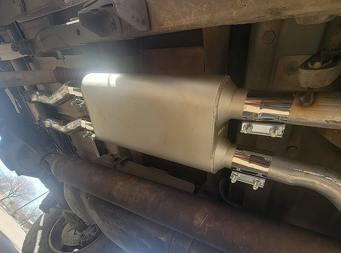 Silenciador escape 3.0pulg FH20D20 3 cámaras rendimiento