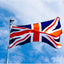 Bandera Union Jack 3x5" cosida Reino Unido