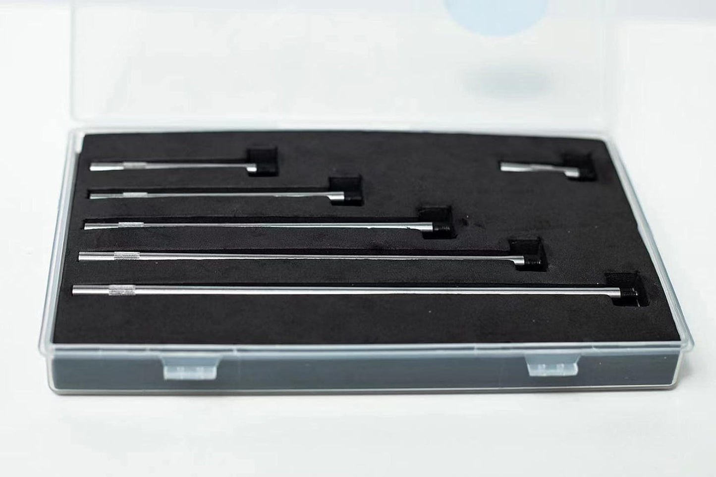 Set 6 varillas extensión 1-6" 0-21" con caja plástico