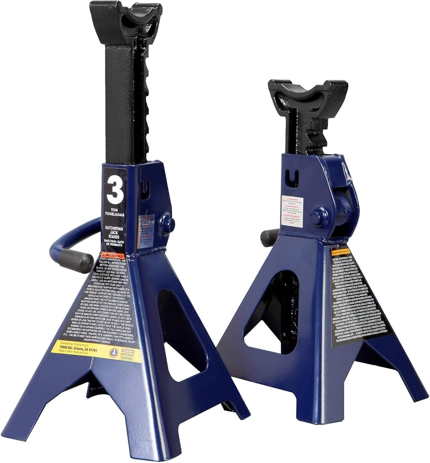 Soportes de gato acero Torin 3 ton 6000lb azul
