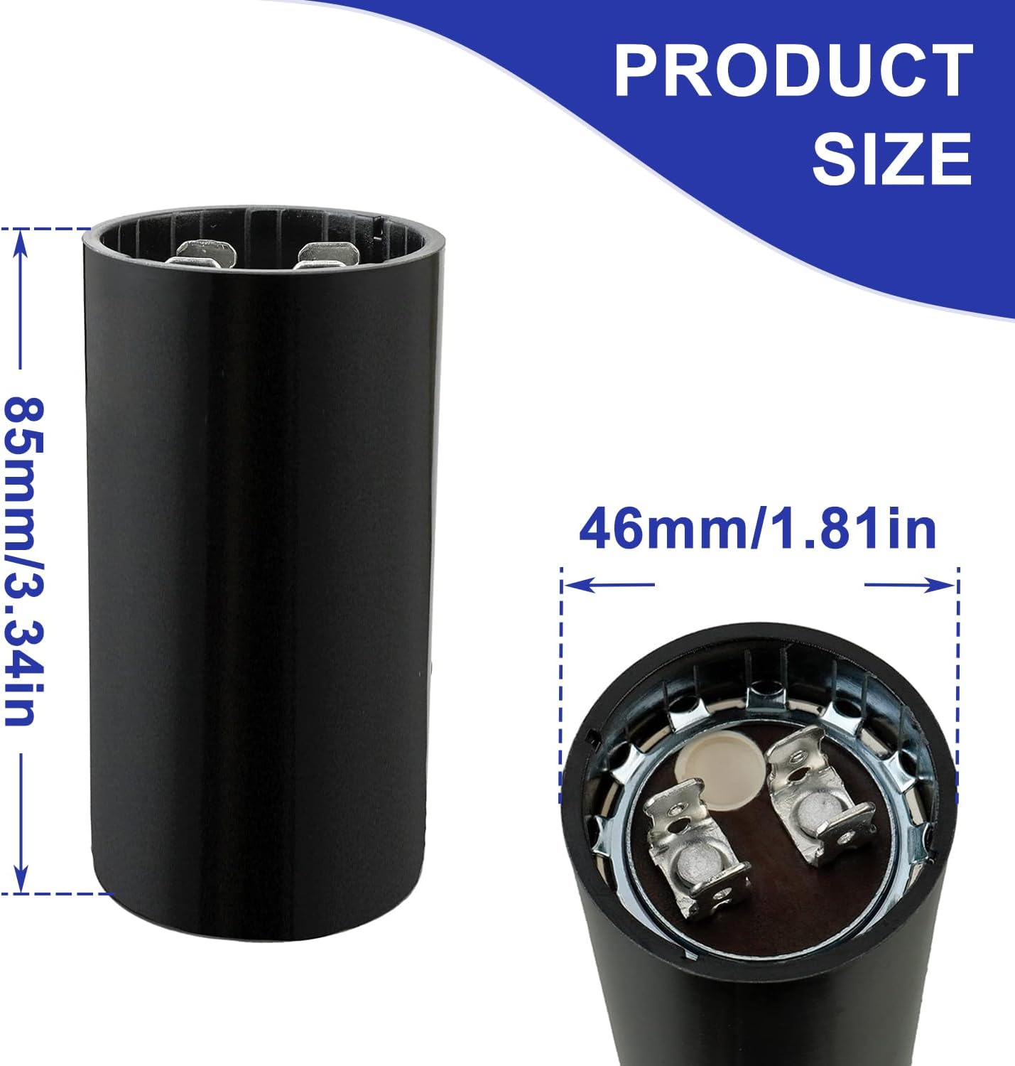 Condensador eléctrico universal 270-324uf 250vac