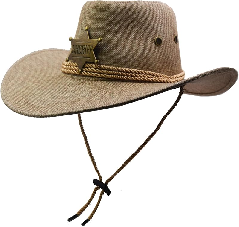Sombrero vaquero ala ancha para viaje protección solar