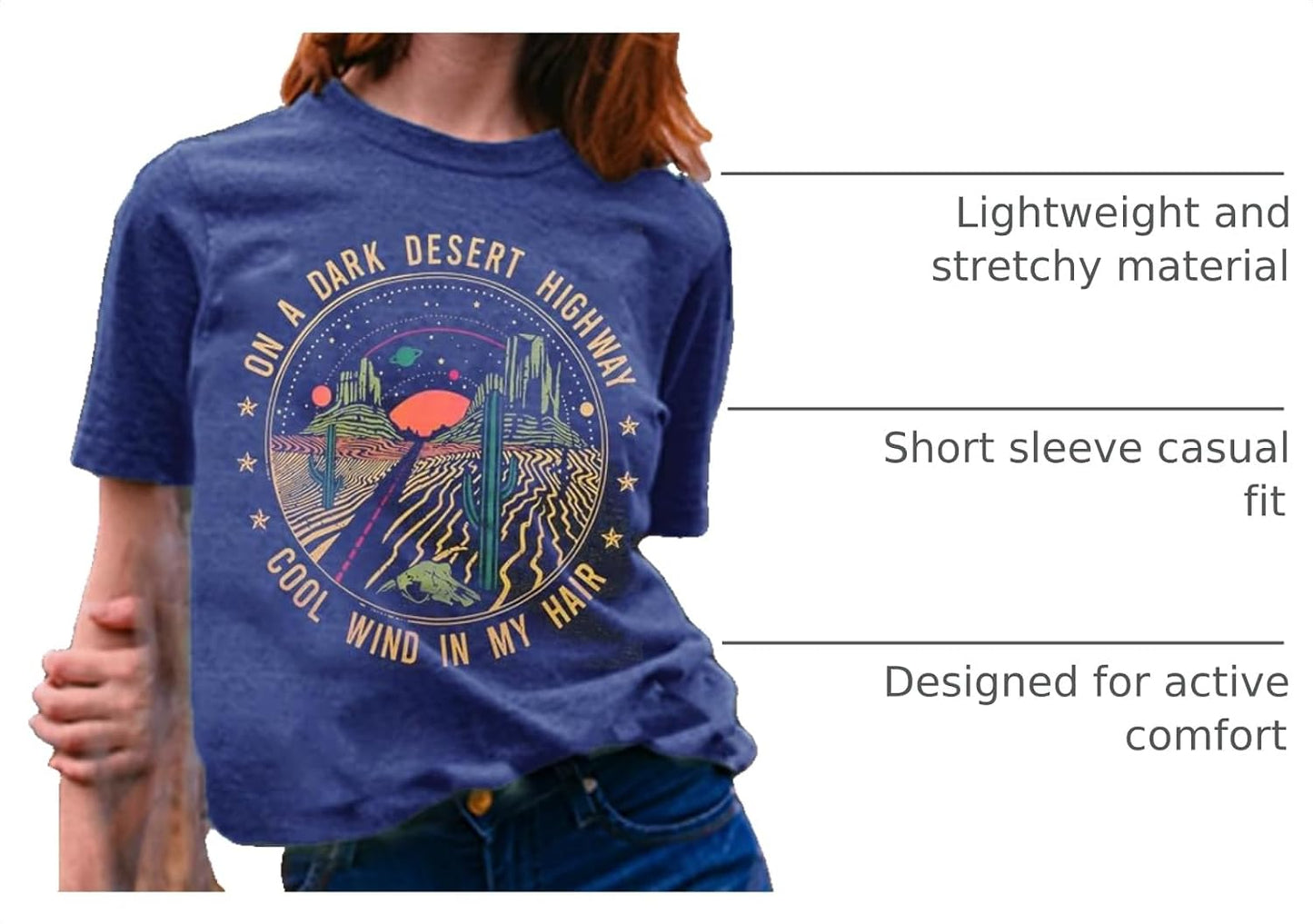 Camisa Aventura Amanecer Senderismo Workout