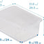 Cubo almacenamiento frontal transparente 20pzas