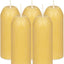 Set 5 Velas Cera Abeja Pura 12 Horas Interior/Exterior