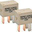 Relé automotriz 30A 12V CC 4 pines pack 2