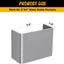 Anclajes bolsillo estaca remolque 2x4" acero crudo