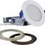 Iluminación LED empotrable 4" 5CCT 2 Trims