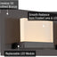 Lámpara LED baño 48" 60W 3000K bronce aceitado