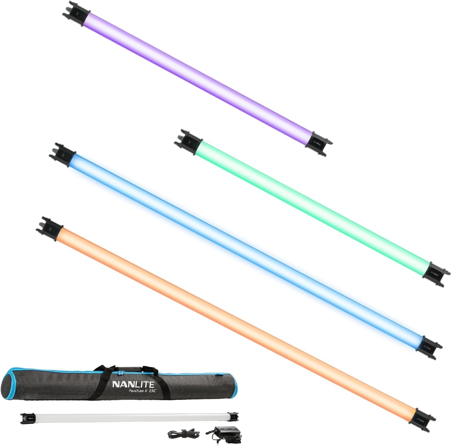 Tubo LED RGBWW PavoTube II para Fotografía y Video con Soportes
