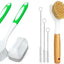 Set 6 Cepillos Cocina y Bambú para Platos