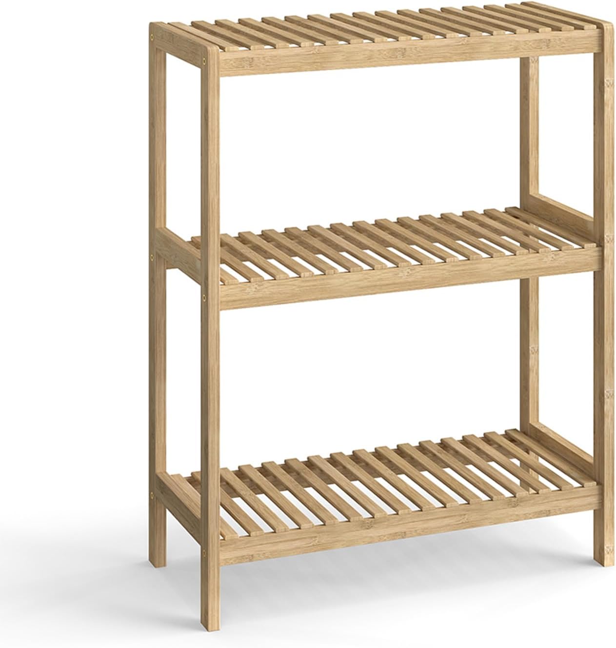 Estantería bambú 3 niveles multifuncional baño cocina