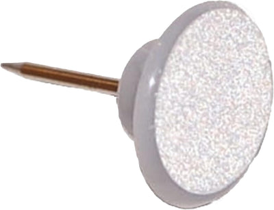 Tachuelas reflectantes plástico pack 50 blanco 1x1x1