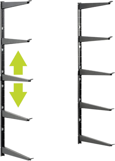 Estante madera resistente 800lb ajustable para garaje