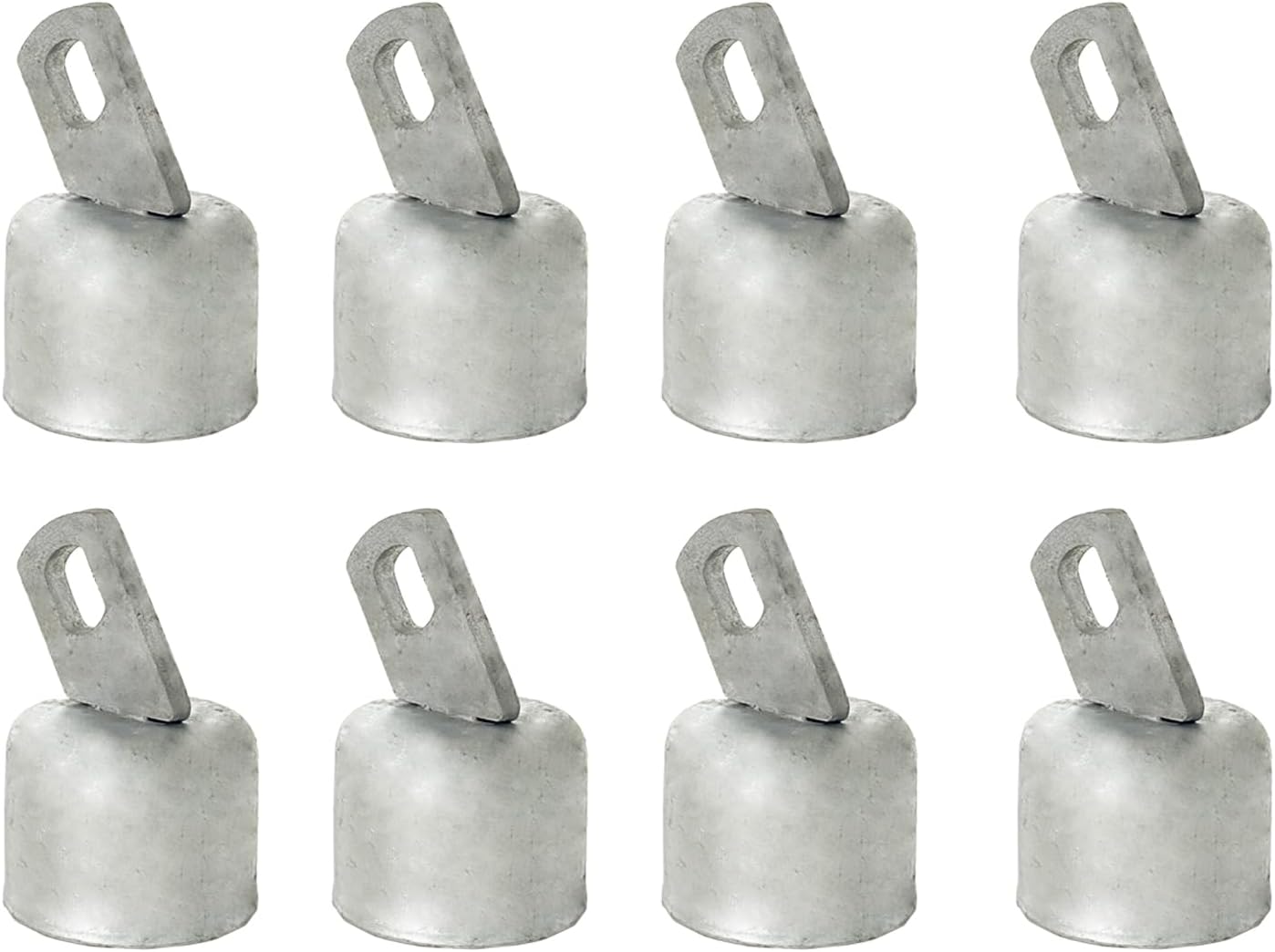 Tapa bucle valla cadena acero galvanizado 1-5/8"
