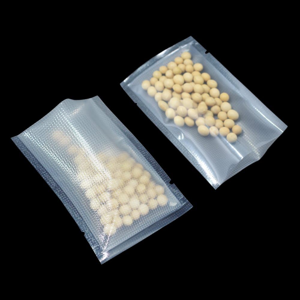 100 Bolsas Selladoras Al Vacío 3.9x5.9" Plástico