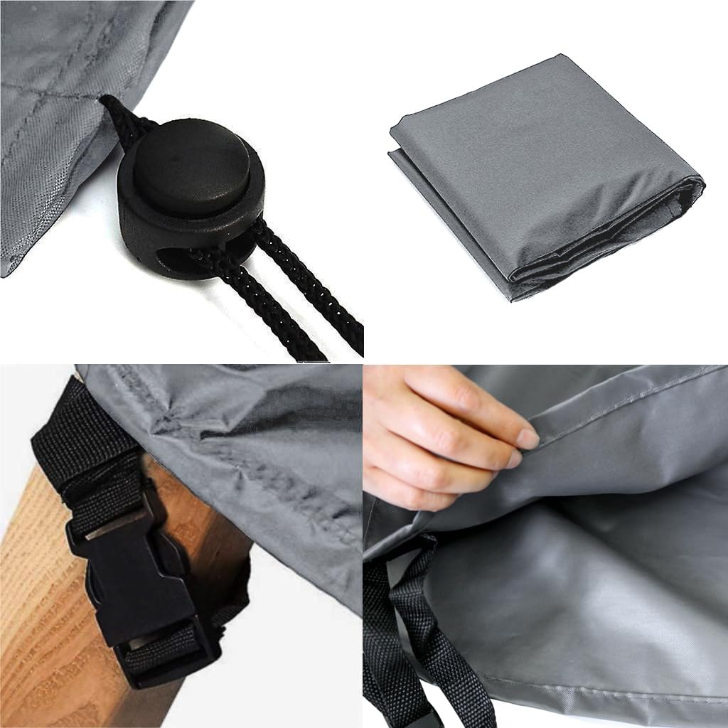 4 Fundas sillas patio impermeables 600D para clima todo tipo