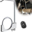 Abrazadera escape universal acero resistente con colgador