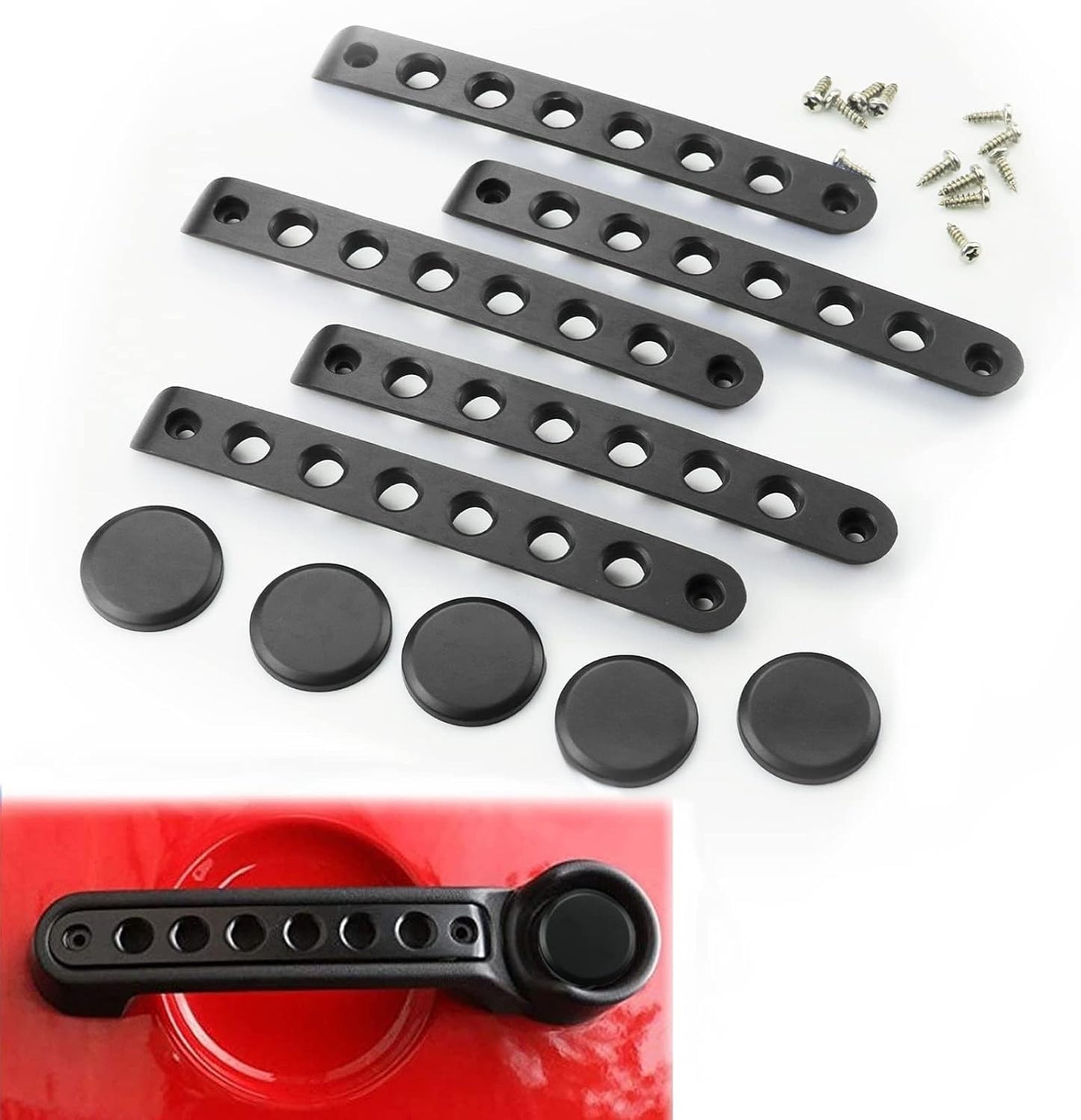 Cubiertas manija puerta Jeep Wrangler JK 07-18