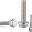 25 Uds Tornillos Hexagonales M6 Acero Inox 304