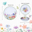 Set 12 Pzas Vajilla Melamina Floral para 4