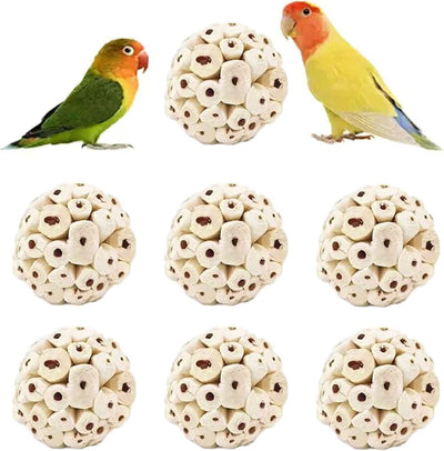 6 Pzas Juguete Morder Pájaros Conejos Hámsters Natural