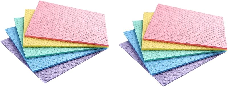 Paño esponja celulosa reutilizable para limpieza cocina coche