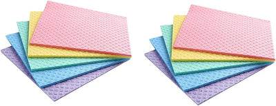 Paño esponja celulosa reutilizable para limpieza cocina coche