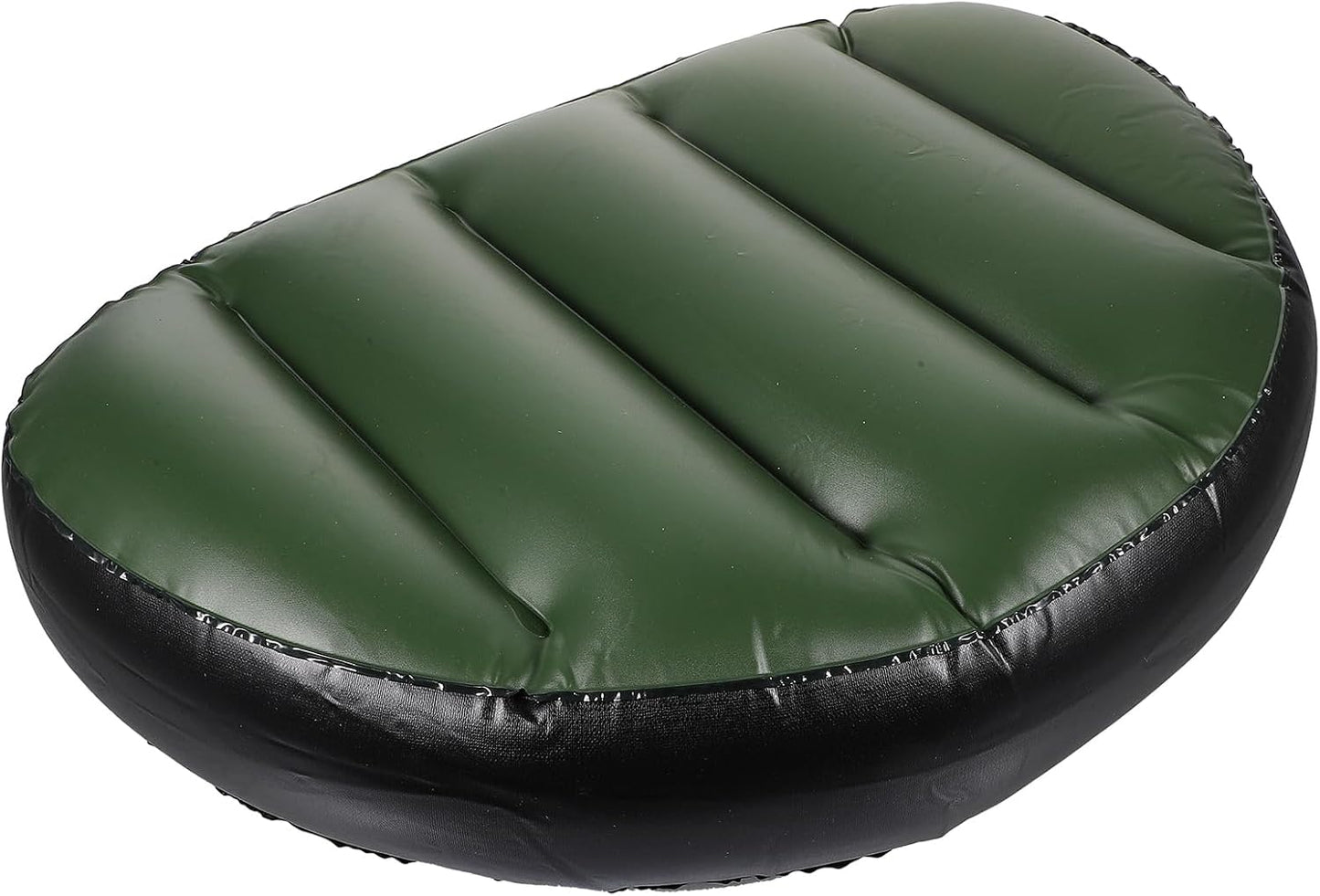 Cojín inflable PVC asiento barco kayak 17.71x13.77pulg verde