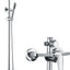 Kit ducha exterior cromado SS304 alta presión
