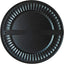 Cubierta conducto chimenea metal negro ajustable 4-8"