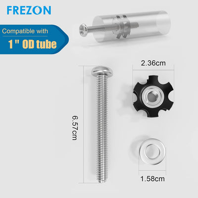 Set 8 Pzas Reparación Escalera Caravana Tuercas Acero Inox