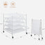 Estante secado ropa malla apilable 5 niveles plegable blanco