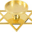 Portavelas Estrella David Candelabro Metal