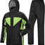 Traje lluvia motociclista impermeable alta visibilidad